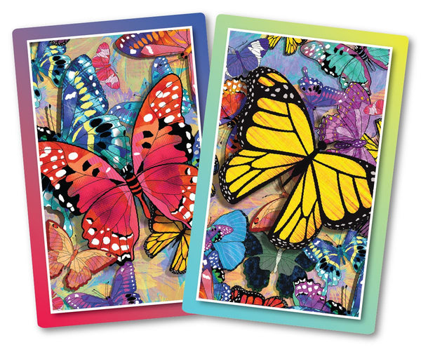 Playing Cards: Butterfly Frenzy Double Deck
