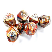 Lustrous Mini Polyhedral Gold/silver 7-Die set