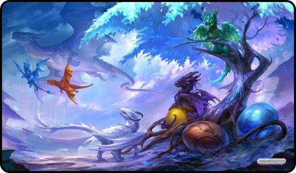 Gamermats Premium Playmat: Baby Dragons Circle of Life