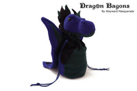 Dice Bag: Dragon Bagons Purple-Green