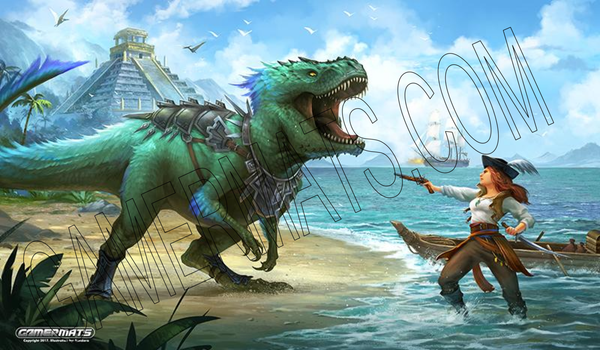 I'm Board Playmat: Dinosaur & Pirate