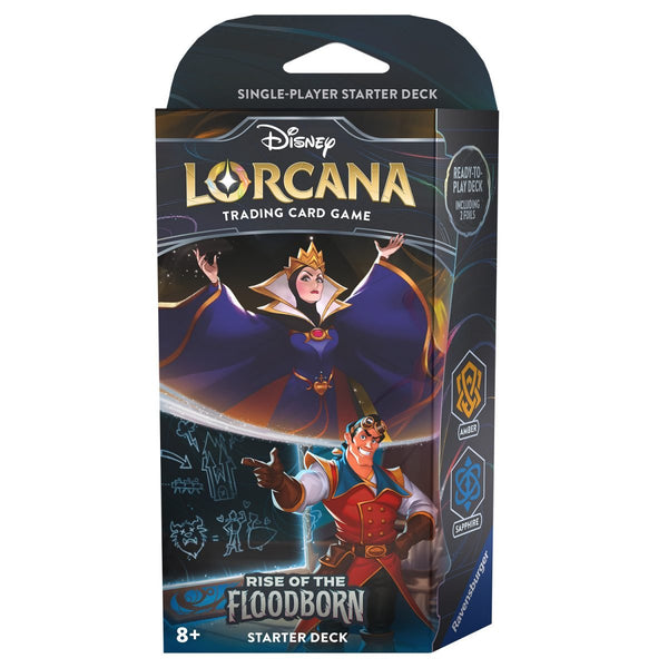 Lorcana: Rise of the Floodborn Starter Deck - Amber/Sapphire