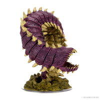 D&D Icons of the Realms Fangs and Talons - Purple Worm Premium Figure