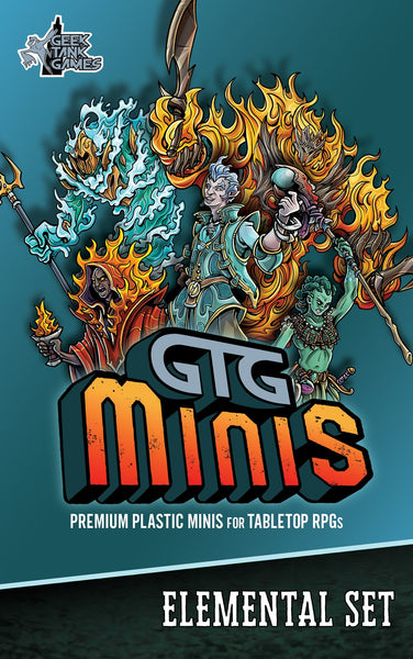 Geek Tank 2D Minis: Elemental Set