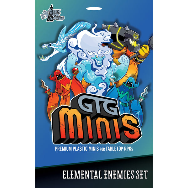 Geek Tank 2D Minis: Elemental Enemies Set