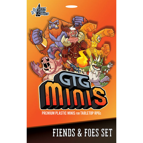 Geek Tank 2D Minis: Fiends & Foes Set