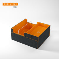 Gamegenic Games' Lair 600+ Convertible Deck Box: Black/Orange