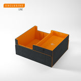 Gamegenic Games' Lair 600+ Convertible Deck Box: Black/Orange