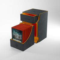 Gamegenic Watchtower 100+ XL Convertible Deck Box: Black/Orange