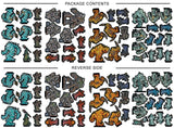 Geek Tank 2D Minis: Elemental Set
