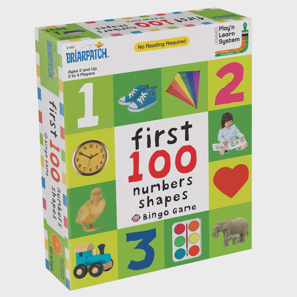 First 100 Numbers and Shapes Bingo