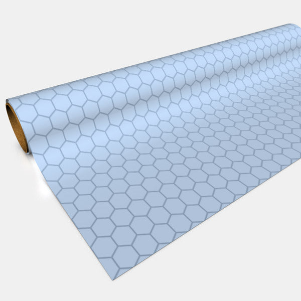 Gaming Paper Roll Hex Blue