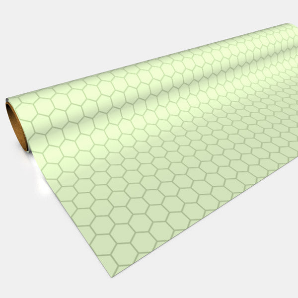 Gaming Paper Roll Hex Green