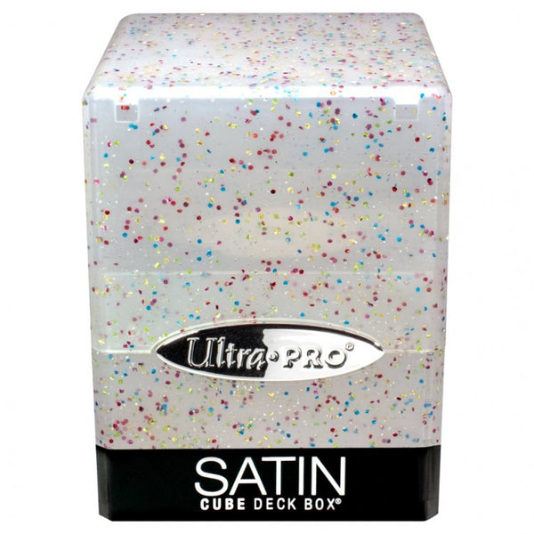 UP Deck Box Satin Cube Glitter Clear
