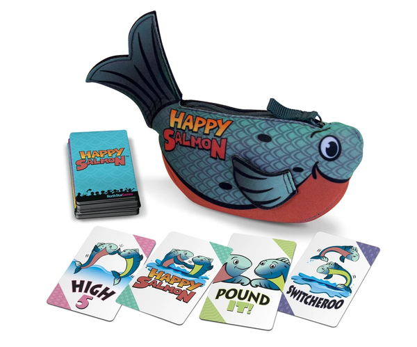 Happy Salmon Blue Fish