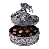 Dragon Guardian Dice Box: Ancient Silver