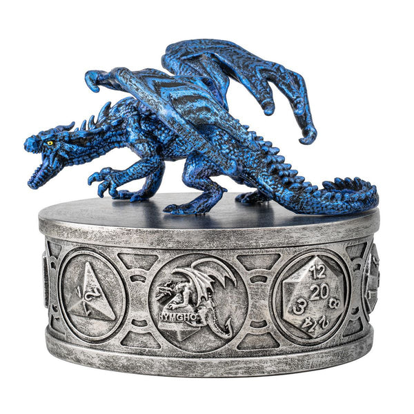 Dragon Guardian Dice Box: Metallic Blue