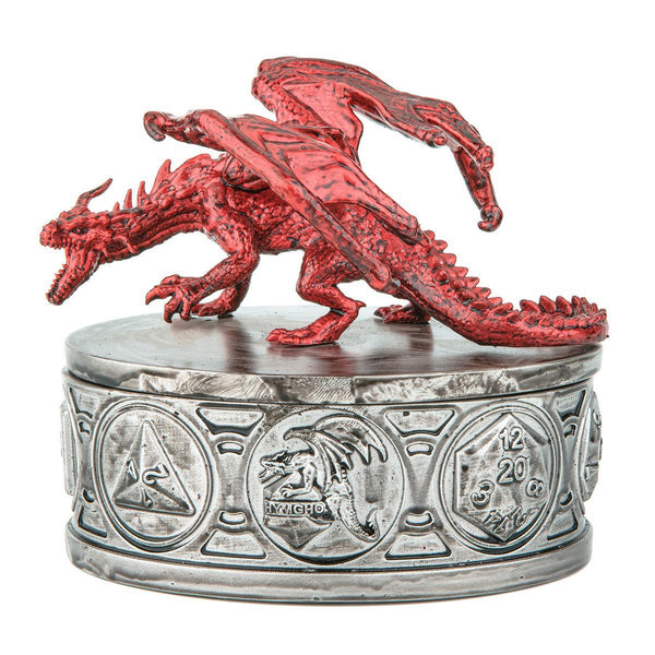 Dragon Guardian Dice Box: Metallic Red