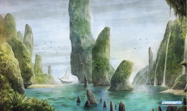 Gamermats Premium Playmat: Island - Jason Engle