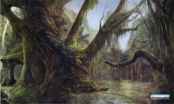 Gamermats Premium Playmat: Swamp - Jason Engle