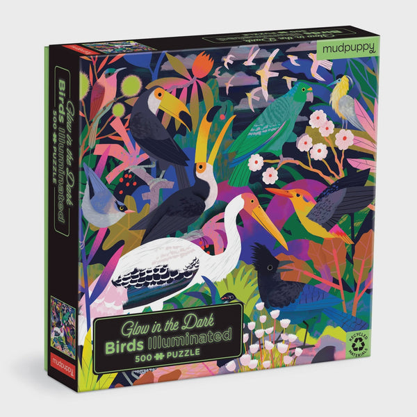 500 Birds Illuminated Glow in the Dark Puzzle