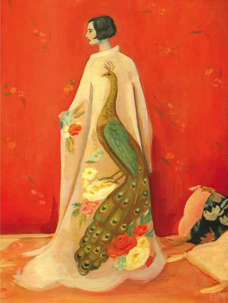 1000 Peacock Kimono