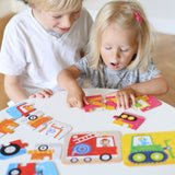 On-The-G0-Puzzle Memory Game Vehicles