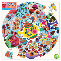 500 Tea Party Round Puzzle