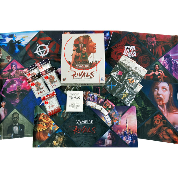 Vampire the Masquerade Rivals Expandable Card Game Kickstarter Bundle