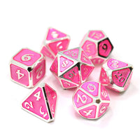 Die Hard Dice Set - Mythica Platinum Pink Sapphire