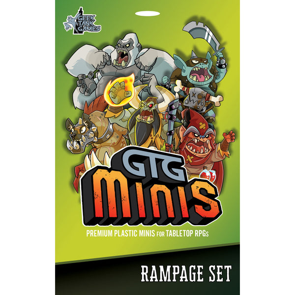 Geek Tank 2D Minis: Rampage Set