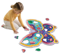 53 Shimmery Butterfly Floor Puzzle