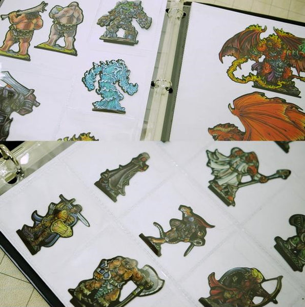 Geek Tank 2D Minis: Custom Storage Sheets