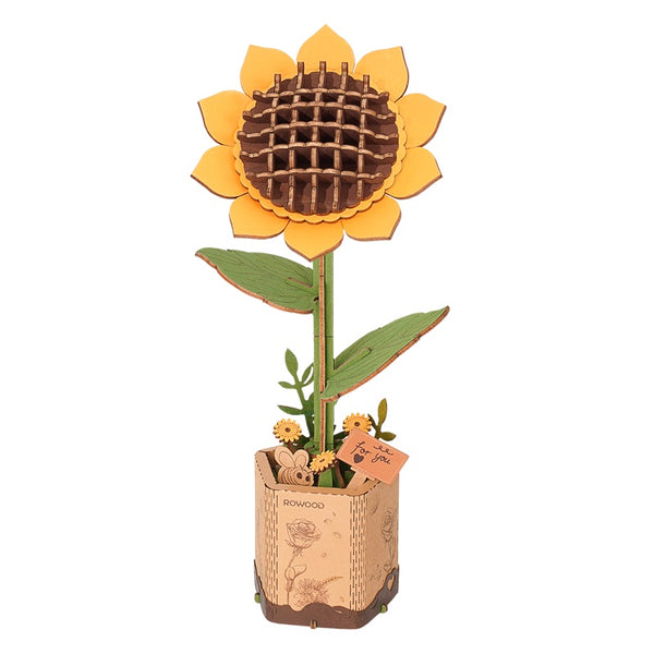 Wooden Bloom Craft: Sunflower