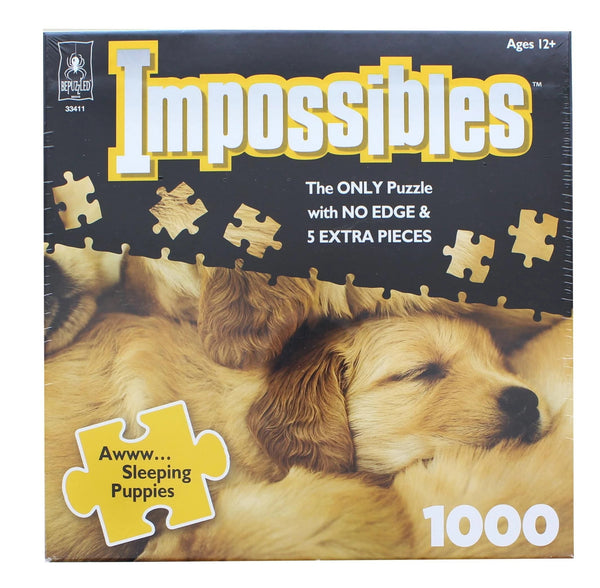1000 Impossibles Awww... Sleeping Puppies
