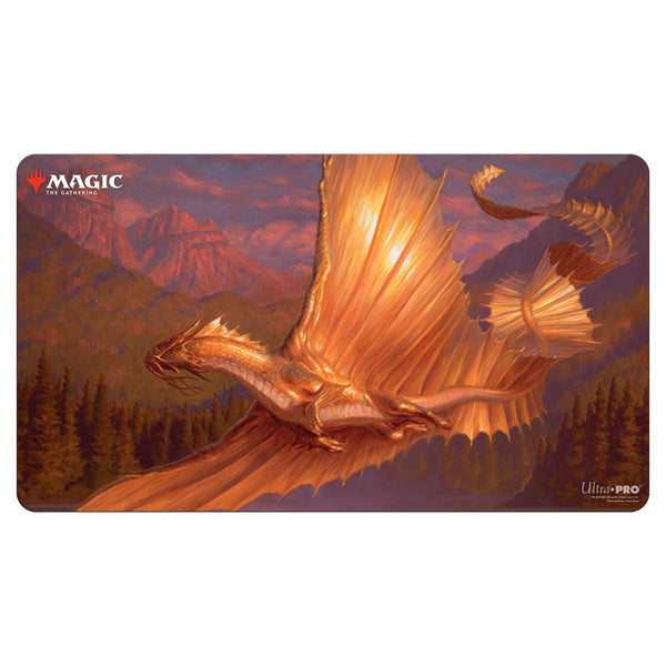 Playmat MTG Adventures in the Forgotten Realms V2 Gold Dragon