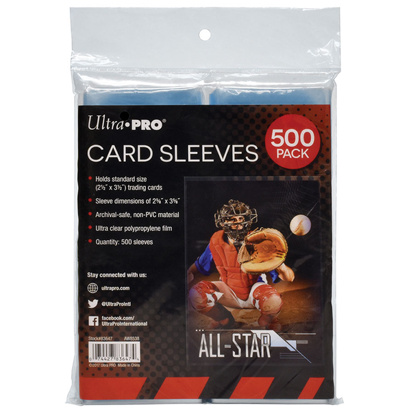 UltraPro Soft Card Sleeves Bundle Clear (500)