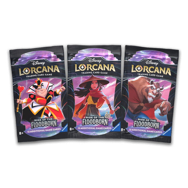 Lorcana: Rise of the Floodborn Booster Pack I'm Board! Games & Family Fun Lorcana: Rise of the Floodborn Booster Pack I'm Board! Games & Family Fun