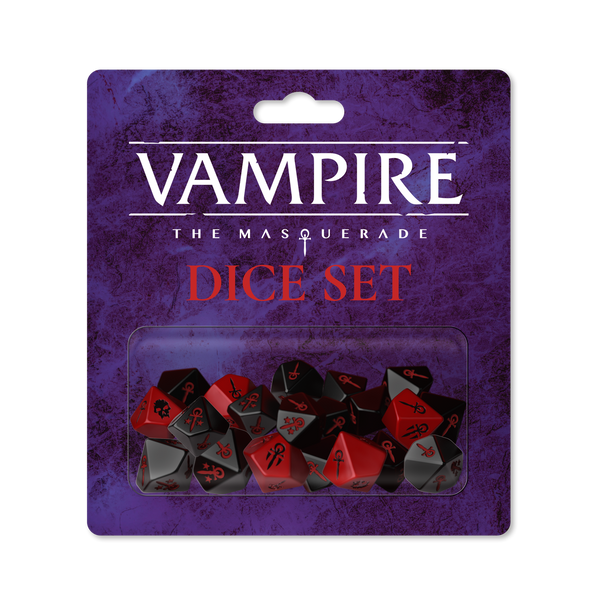 Vampire The Masquerade: 5th Edition - Dice Set (18)
