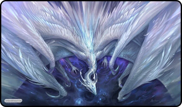 Gamermats Premium Playmat: White Crystal Dragon