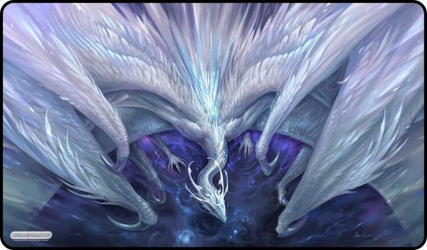Gamermats Playmat: White Crystal Dragon