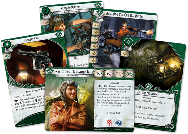 Arkham Horror The Card Game: Investigator Starter Deck: Winifred Habba I'm Board! Games & Family Fun Arkham Horror The Card Game: Investigator Starter Deck: Winifred Habba I'm Board! Games & Family Fun