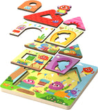 Highlights Monster Mansion Wooden Puzzle