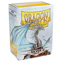 Dragon Shield Matte Silver Sleeves (100)