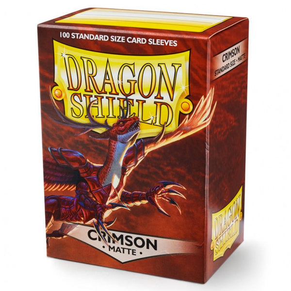 Dragon Shield Matte Crimson Sleeves (100)