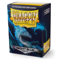 Dragon Shield Matte Night Blue Sleeves (100)
