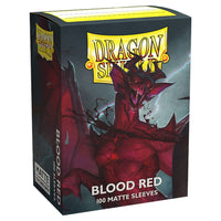 Dragon Shield Matte Blood Red Sleeves (100)