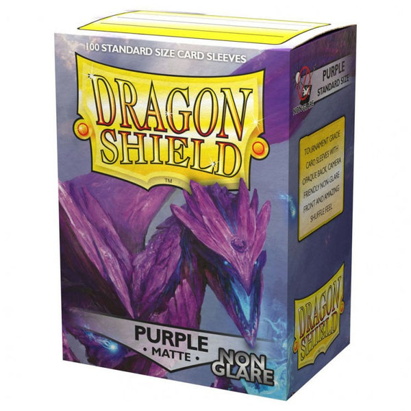 Dragon Shield Matte Non-Glare Purple Sleeves (100)
