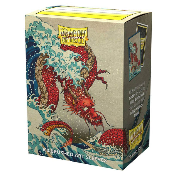 Dragon Shield Brushed Art Sleeves: The Great Wave (100)