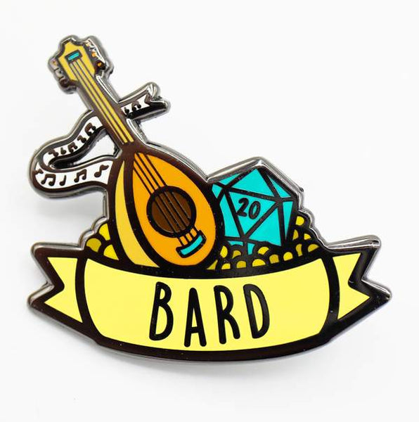 Adventurer Class Enamel Pin: Bard